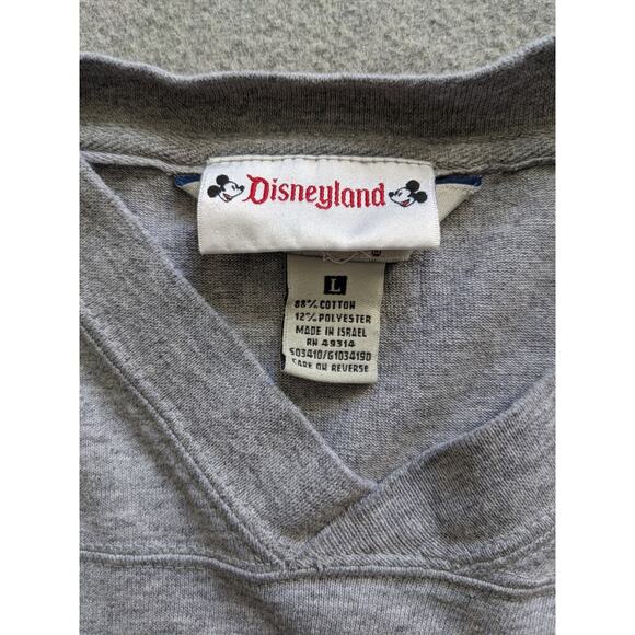 Vintage Mickey Mouse Gear For Sports Sweatshirt Mens Size L Gray - Picture 3 of 9